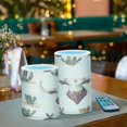 thumbnail image 6 of Yayeee Flameless Candles with Remote Flickering Battery Operated Multi Color Changing, Beige Cowboy Pattern, 6 of 7