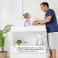 thumbnail image 5 of Delta Children Essex Convertible Changing Table with Drawer, Grey/Natural, 5 of 19