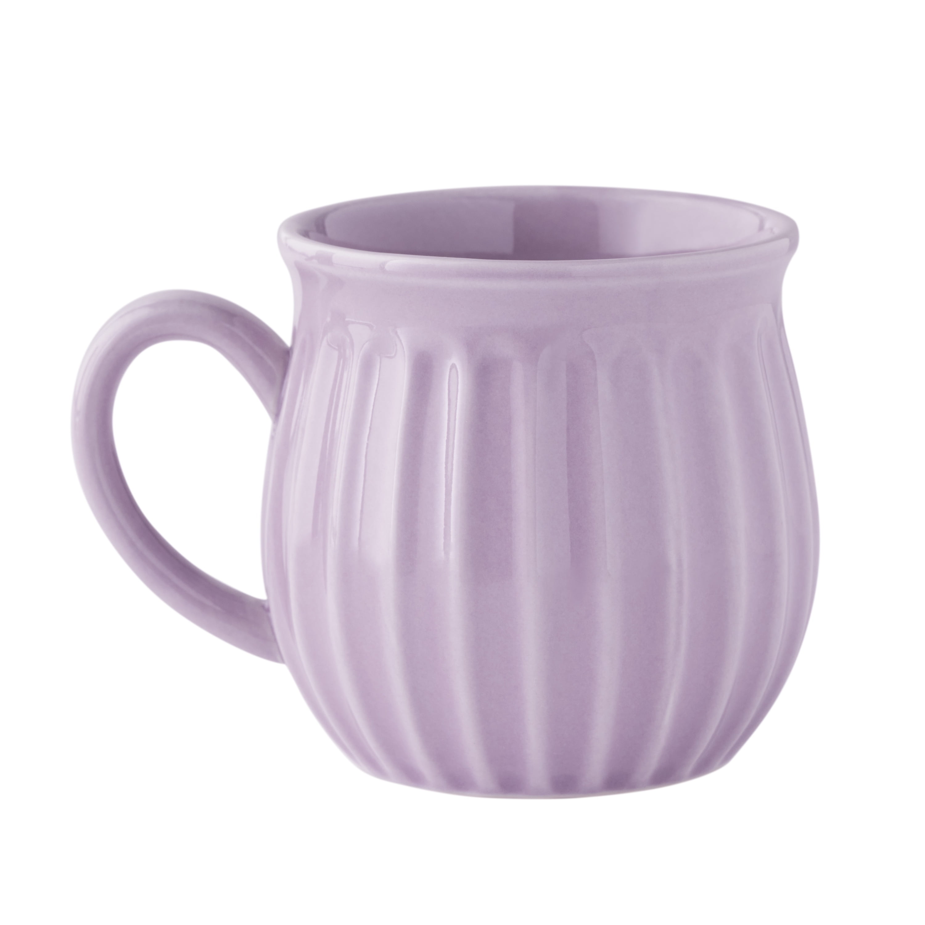 The Pioneer Woman Colette 12-Ounce Stoneware Mugs, Purple, Set of 4