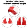 thumbnail image 4 of Unique Bargains 1 Set Cat Ears Style Attachments Helmet Devil Horn Decoration Stick with Suction Cup for Motorcycle Red, 4 of 7
