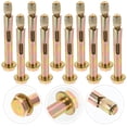 thumbnail image 2 of HERFIER 10pcs M8x80 Knurled Expansion Anchors Carbon Steel Drop-in M10 Bolts, 2 of 8