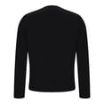 thumbnail image 4 of Womens Long Sleeve V Neck T Shirts Solid Color Casual Flowy Shirt Spring Fall Fashion Loose Fit Basic Tees Tops, 4 of 6