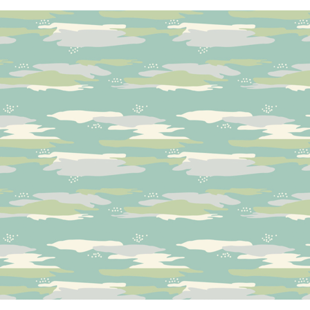 Blend Textiles Elizabeth Grubaugh Out to Sea Refections Aqua Cotton Fabric By Yd