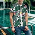 thumbnail image 6 of Vsdgher Tropical Leaves Mens T-Shirts Baseball Vintage Fashionable Lightweight Casual Crew Neck Slim Fit with Long Sleeves-3X-Large, 6 of 7