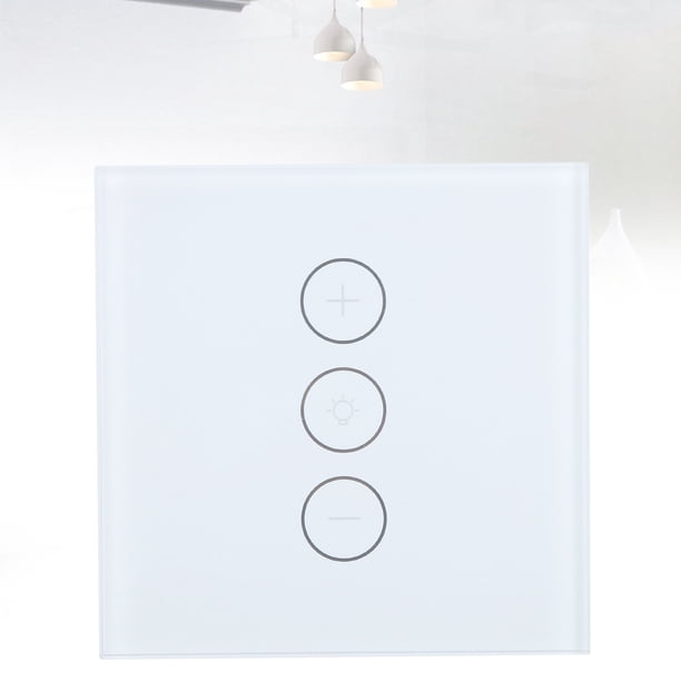 Interruptor De Atenuación De Luz Inteligente, Enchufe De La UE 110-240V Wifi Aplicación Control Remoto 400W Interruptor De Atenuación De Control De Voz Para El Hogar