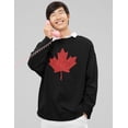 thumbnail image 6 of Canada Sweatshirt Canadian Maple Leaf Flag Country Pride Pullover Fleece Crewneck Sweater, 6 of 9