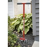Garden Weasel Claw Pro To Cultivate, Loosen, Aerate, Weed, No Bending, Red