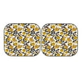 thumbnail image 3 of Uemuo Snake And Rose Printed 2 PCS Car Windshield Sun Shade, Auto Sun Heat and UV Rays Blocker, Foldable Automotive Front Window Sunshade Protector, 3 of 7