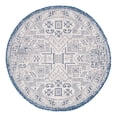 thumbnail image 6 of Unique Loom Outdoor Aztec Collection Area Rug - Coba (3' 3" Round Blue/Ivory), 6 of 7
