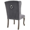 thumbnail image 5 of Modway Viscount Modern Accent Performance Velvet Dining Chair in Dusty Rose, 5 of 7