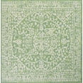thumbnail image 2 of JONATHAN Y SANTA MONICA 5' Square Area Rug, Malta Bohemian Medallion Textured Weave - Cream/Green, SMB104F-5SQ, 2 of 2