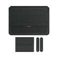 thumbnail image 2 of 11-12 Inch Universal Laptop Sleeve Case with Adjustable Stand - Leather Protective Cover, Magnetic Closure, Portable Computer Bag for 11-12 Inch Laptops, 2 of 8