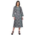 thumbnail image 1 of Moomaya Printed WoMen's Robe Dressing Gown With Pockets Bath Robe Girls, 1 of 6