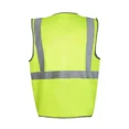 thumbnail image 5 of High Visibility Reflective Vest Zipper Front Safety Vest with Reflective Strips Construction Workwear Safety Reflective Vest (Fluorescent Orange,M), 5 of 6