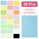 thumbnail image 3 of Uxcell Cartulina 5.8" x 8.3", 92 lb/250gsm, Color sólido para manualidades, invitaciones, tarjetas, Azul, 20 piezas, 3 of 7
