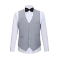 thumbnail image 7 of Beauty-Emily Men's British Style Double Breasted Slim Suit Business Three Piece Jacket Vest Pants Men's Business Gentleman High Quality Men's Suit Wedding Party, 7 of 7