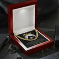 thumbnail image 2 of To My Man - I Want To Be Your Last Everything, Cuban Link Chain, Stainless Steel or Yellow Gold, Message Card & Gift Box, 2 of 5