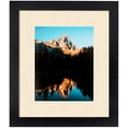 thumbnail image 2 of 28x34 inch  black picture frame with 2 inch single alabaster mat, singlemat-frbw26079-28x34-825, 2 of 2