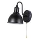 thumbnail image 5 of Aplique de pared, lámpara de pared industrial LED de hierro con interruptor, lámpara de pared LED con base E27 para cocina, sala de estar, decoración, 5 of 9