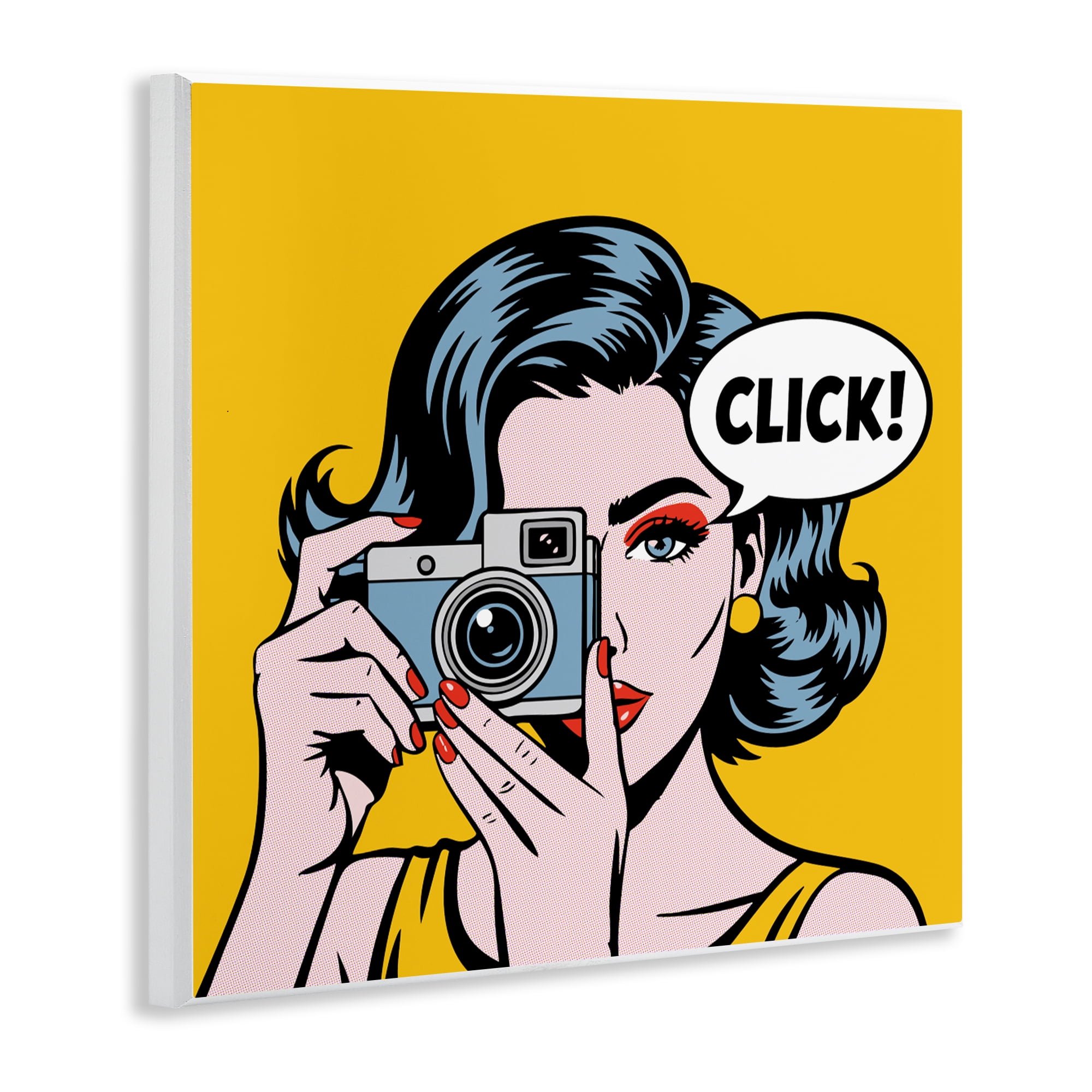 Stupell Industries Click Retro Photographer Wall Plaque Art, design by Andreas Magnusson
