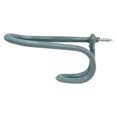 thumbnail image 3 of the lehigh group ss24 crawford light duty coat/hat hook, zinc plated steel, gray, grey, 3 of 3
