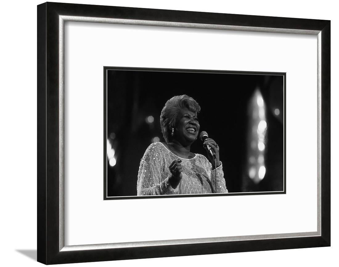 Aretha Franklin Framed Canvas Wall Art Picture Print Ready To Hang 