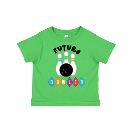

Inktastic Future Bowler Bowling Pins Gift Toddler Boy or Toddler Girl T-Shirt