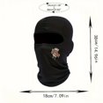 thumbnail image 3 of 1 Pce Masque Multifonctionnel Graffiti Punk Ski Cagoule Chapeau Masque Complet pour Cyclisme Ski Randonnée Pêche Sports Extérieurs Rouge Taille Unique, 3 of 6