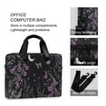 thumbnail image 4 of FORMRS 16" Laptop Bag Carrying Sleeve Case with Handle Travel Shoulder Briefcase, Gothic Floral Print, 4 of 8