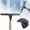 Black, variant on YardChic Shower Squeegee for Glass Doors, 360掳 Rotatable T-Shape Window Squeegee, Bathroom Squeegee for Shower Glass & Tile Walls, Car Windshield, Home Essentials, 9.5x7.5 Inch
