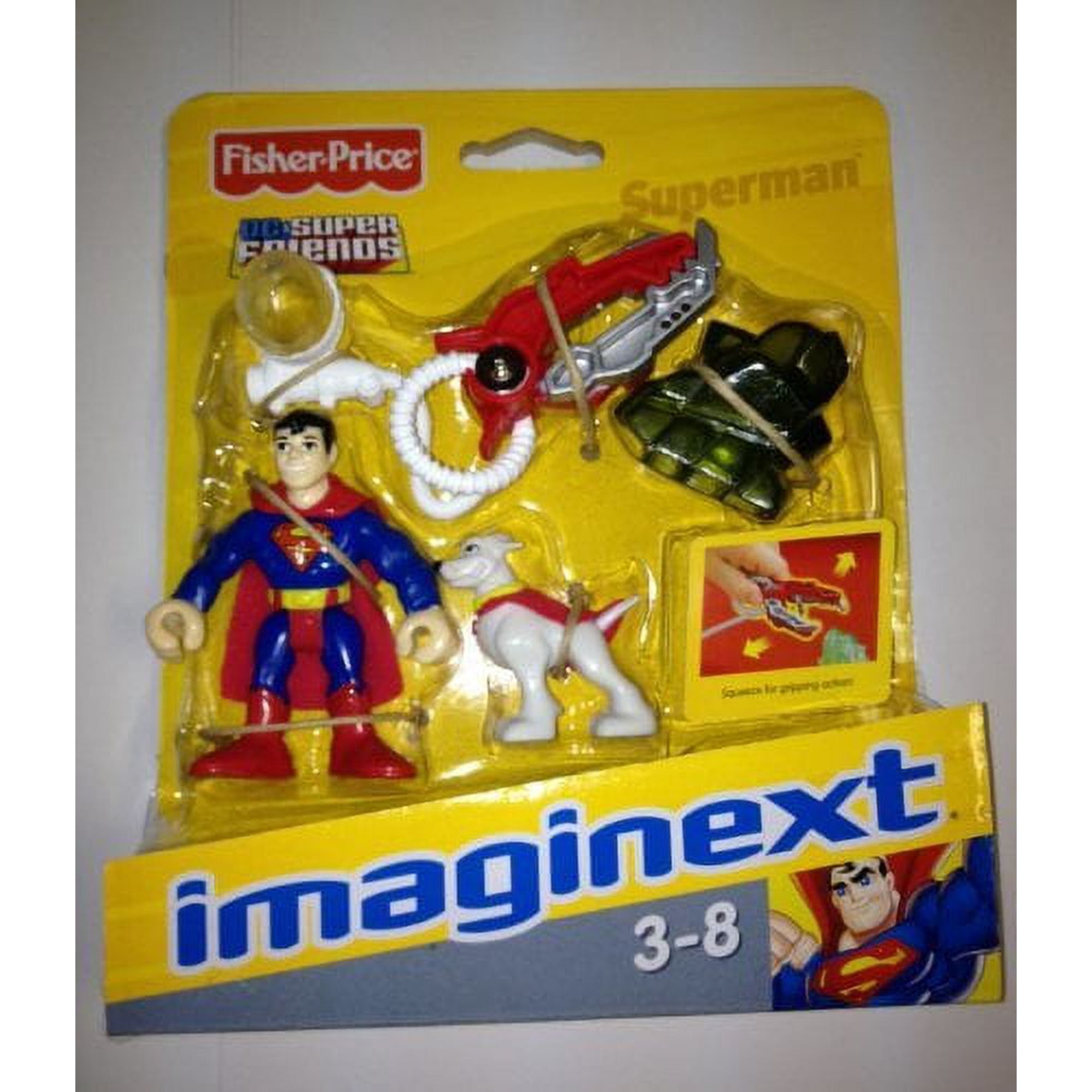 Imaginext DC Super Friends Superman Action Figure Play Set
