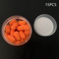 thumbnail image 1 of 15pcs/box 8mm Carp Fishing Bait Foam Floating Ball Beads Feeder Lure Formula Pop Ups Hook Fishing Tool He Qiyong unisex, 1 of 2