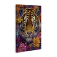 thumbnail image 2 of Stupell Industries Eclectic Peering Tiger Through Flowers Canvas Art, 20 x 30, by LSR Design Studio, 2 of 7