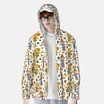 thumbnail image 2 of Balery Harvest Scarecrow Pattern Sudadera ligera de manga larga con capucha y protección solar UPF 50+ para hombre y mujer, ideal para pesca y running-Small, 2 of 7