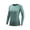 Tops-A415Green, variant on Womens Workout Tops Contoured Seams Compression Fit Crew Neck Workout Long Sleeve Tops for Women Performance Athletic Tops Gym Yoga Athletic Wear
