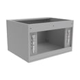 thumbnail image 4 of Alpine 24" Wood Floating Vanity Base with Drawers in Gray, 4 of 5