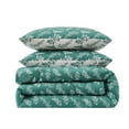 thumbnail image 3 of LammaLoe Queen comforter set, 3 Piece Botanical Bed in a Bag, Reversible Bedding Comforter Set with Sheets, Modern Bed Set, Gentle Pine/Cloud Stone, 3 of 6