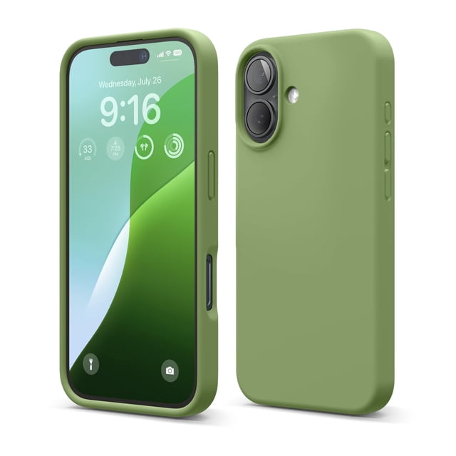 Funda de teléfono Elago compatible con iPhone 16, silicona líquida