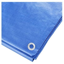 25x25 Blue Tarp - Heavy Duty Waterproof Tarpaulin - All Purpose Cover for Boat, Car, ATV, Camping - ATE Tools
