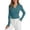 A-Navy311, variant on Bibifish Womens Polo Shirts Long Sleeve Slim Ribbed half Placket shirts Basic Soft Tailored Summer Everyday Wear Tops