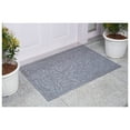 thumbnail image 3 of Poly Rose Indoor/Outdoor Mat,18" x 30", Light Grey, 3 of 6