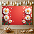 thumbnail image 2 of LUUFILx Floral Daisy Banner Backdrop for Party Supplies Birthday Decorations Photography Props Background Wedding Event Celebration Decor, 2 of 8