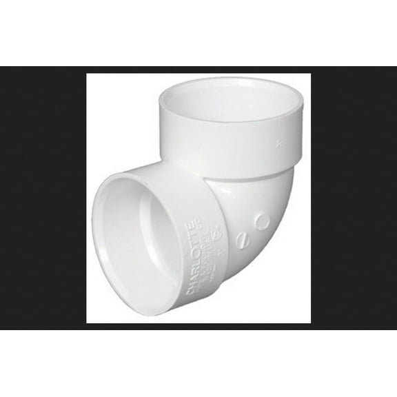ELBOW VENT90 PVC DWV2HXH by CHARLOTTE MfrPartNo PVC003310800HA