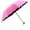 A005- Pink, variant on Black Glue Umbrella, Water - Activated Flowering Umbrella, Sun Protection Umbrella, 3 - Fold Sun Umbrella, Blue - Water - Responsive Flower Design, Black Glue Sunscreen, 3 - Fold Structure - for Dail