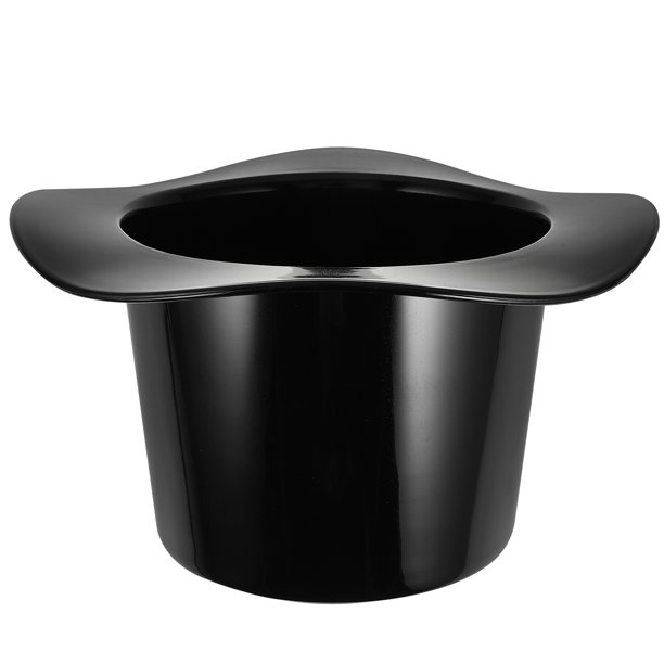 EeaseMX Cubo creativo 1200ML Cubos de vino ovalados de plástico Cubos de bebida con forma de sombrero mágico