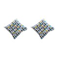 thumbnail image 1 of Decodeary Soft And Comfortable Chair Cushion Pad For Any Chair Cloth Square Chair Cushion Seat Cushion Pad Chair Pad Breathable Geometric Elegance 2Set, 1 of 6
