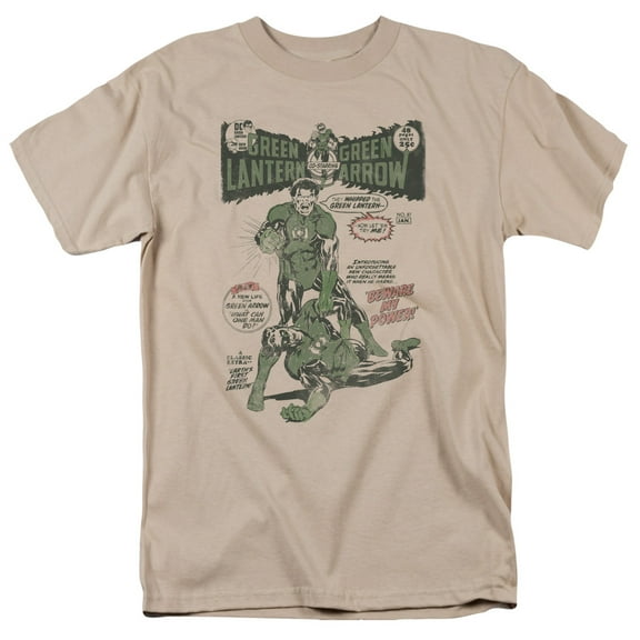Green Lantern Beware My Power Mens Short Sleeve Shirt