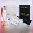 thumbnail image 1 of Juego de pasaportes para parejas de viajes personalizados Etiqueta de equipaje única, 1 of 5