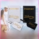 thumbnail image 1 of Juego de pasaportes para parejas de viajes personalizados Etiqueta de equipaje única, 1 of 1