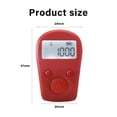 thumbnail image 3 of HLONK Finger Counter Glowing Finger Rings Electric Digital Display Tally Counter For Sewing Knitting Weave Tool, 3 of 8